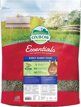 Oxbow adult rabbit food back